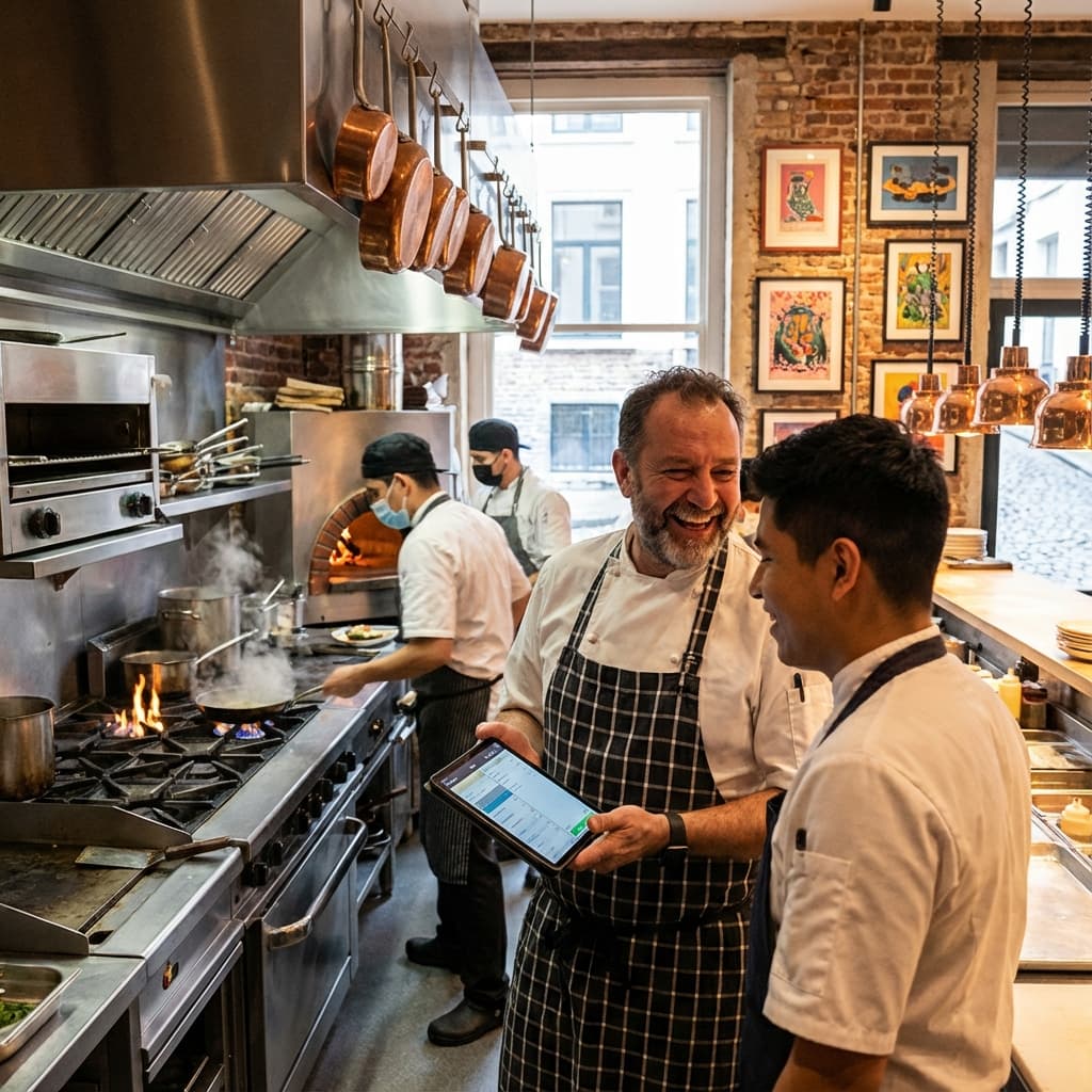 Restaurante usando Botzi